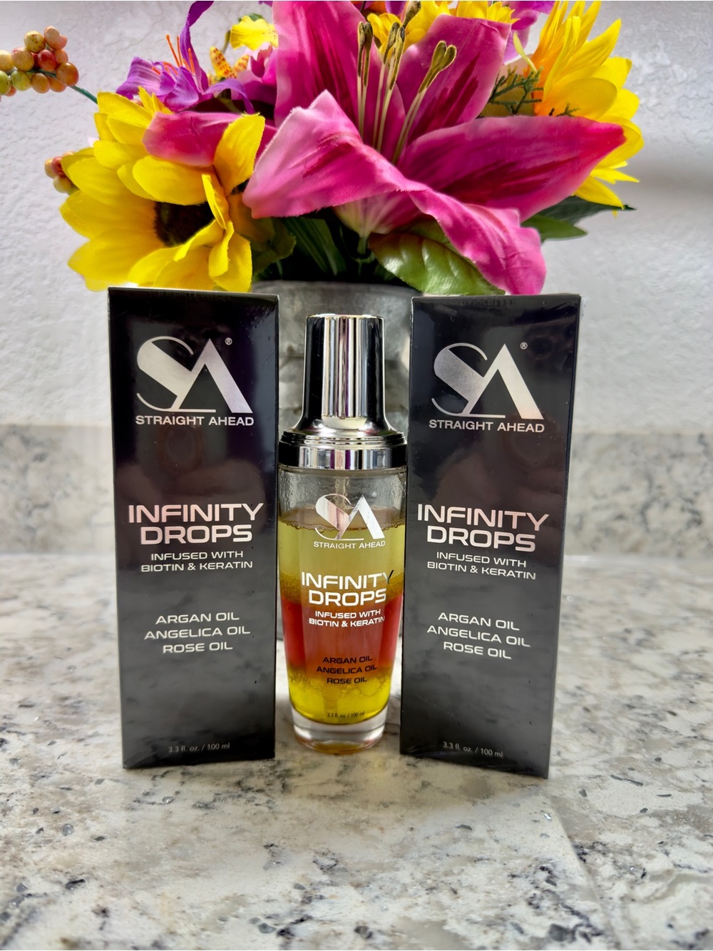 SA Infinity Drops Infused w/ Biotin & Keratin, Argan, Angelica, & Rose Oil